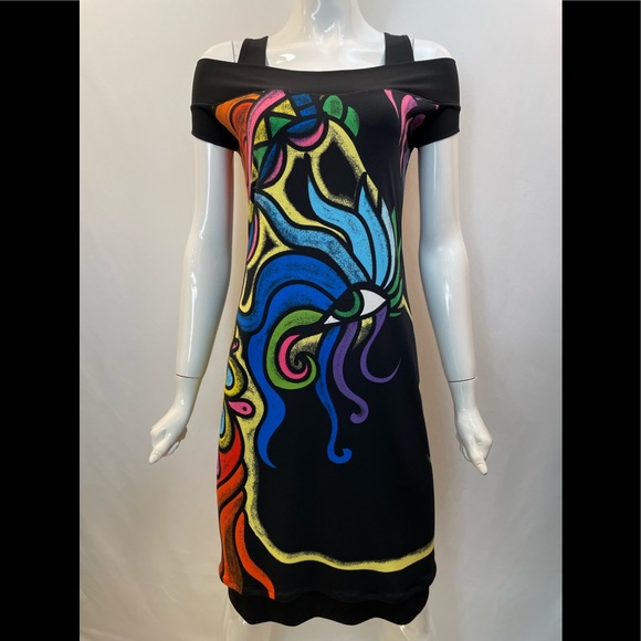 EVA VARRO ,DOUBLE BODY ,OFF SHOULDER ,FITTED DRESS —ARCHIE - Picture 1 of 2